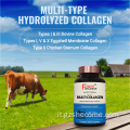 Multi Collagen Supporta capsule di collagene per unghie sane